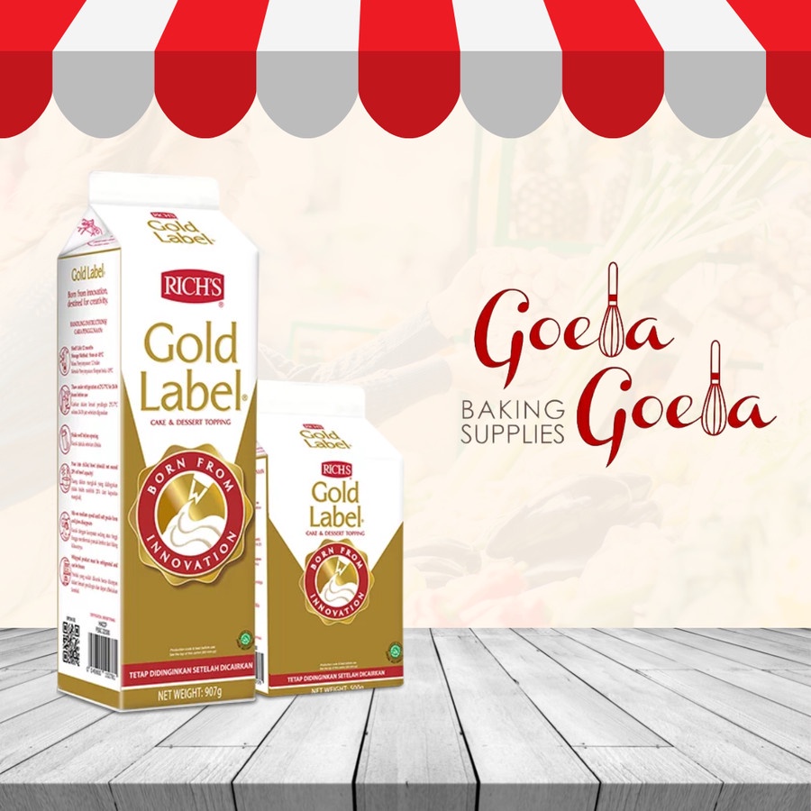 

Whipping Cream Rich Richs Gold Label 500 Gr