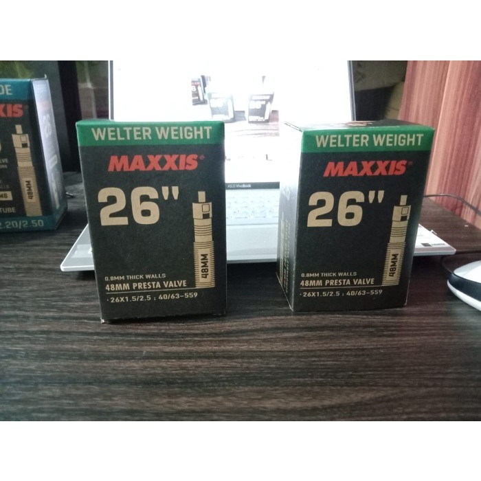 Terlaris Ban Dalam Maxxis 26 X 1.50 2.50 Presta Fv 48 Mm