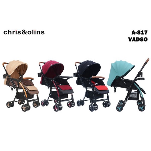 Ongkir Wahana Murah Chris&amp;Olins Chris &amp; Olins Vadso A817 Junior Labeille Baby Stroller Kereta Dorong