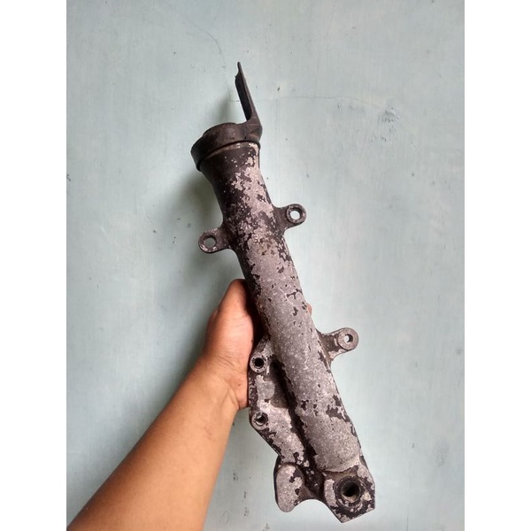 bottom shok bottom skok depan kanan ninja 250 ninja 250fi old  ori