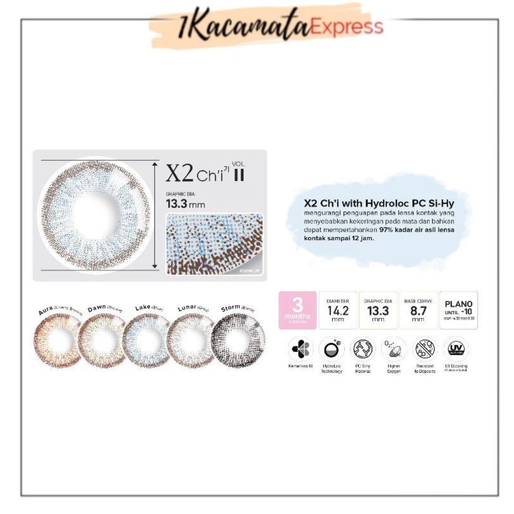 SOFTLENS WARNA X2 CHI VOL 2