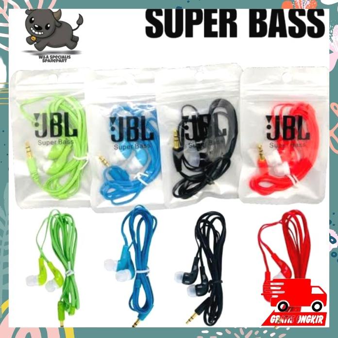 Handsfree Headset Earphone Jbl Super Bass Original