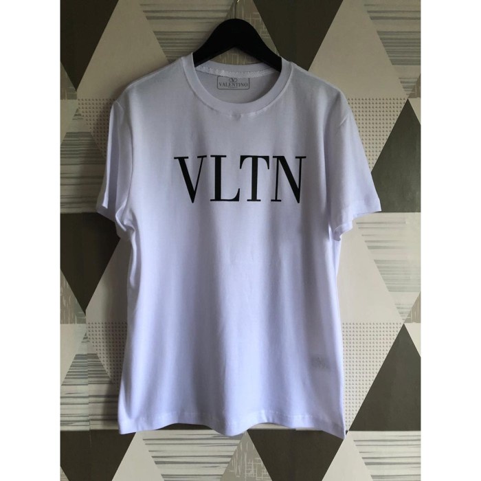 TSHIRT VLTN VALENTINO WHITE PREMIUM KAOS PRIA KAOS WANITA KAOS BRANDED