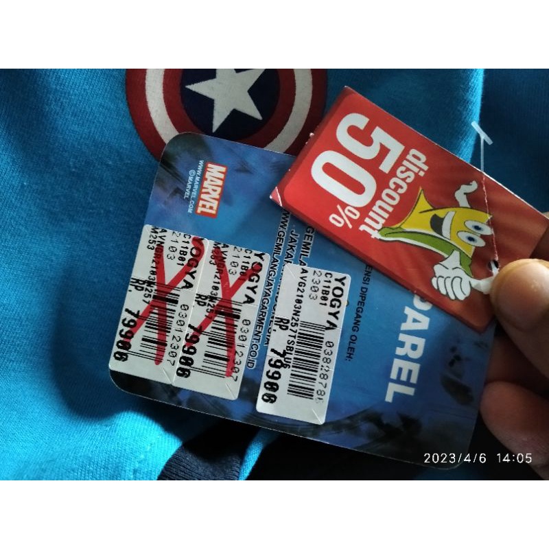 baju anak laki-laki diskon merk marvel original