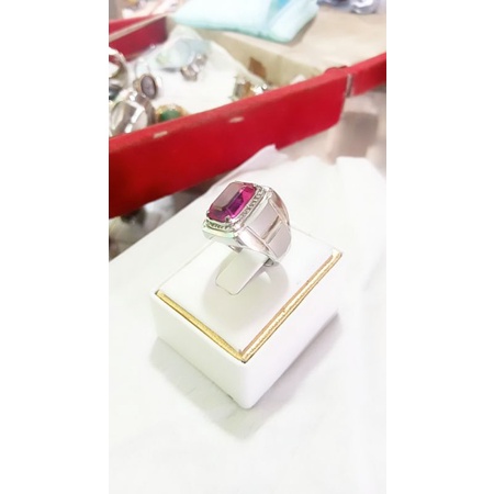 emban ikatbring monel super doff handmade . kosongan tanpa batu