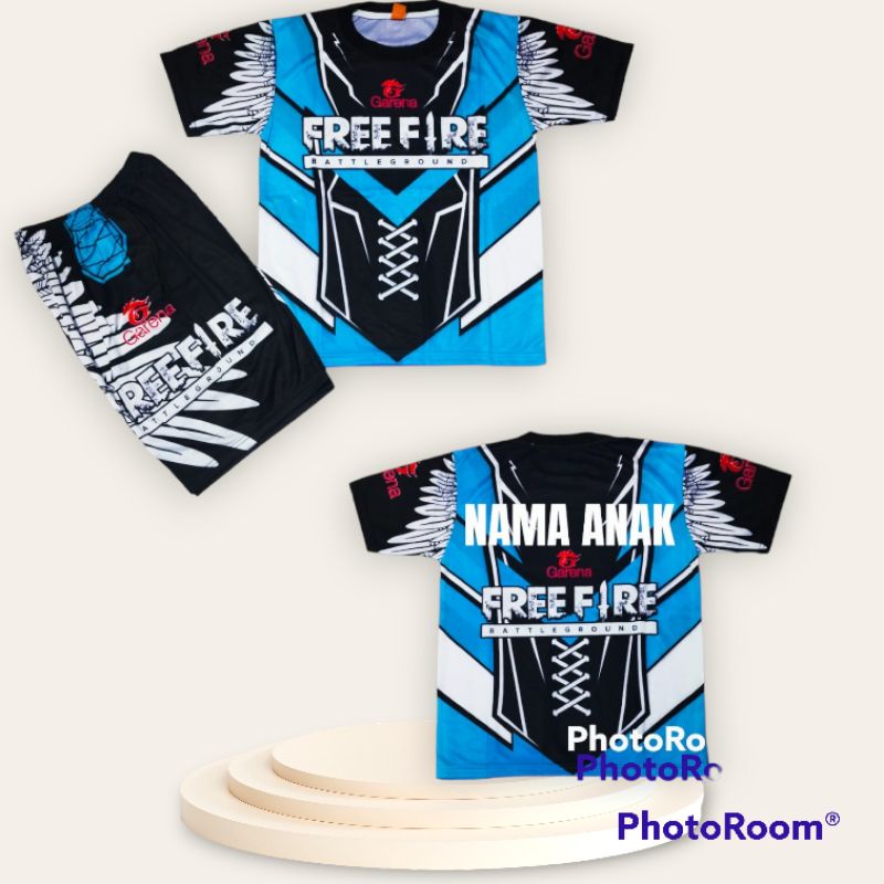 setelan baju BNL/BAJU GAMING FF UMUR 2-12 THN