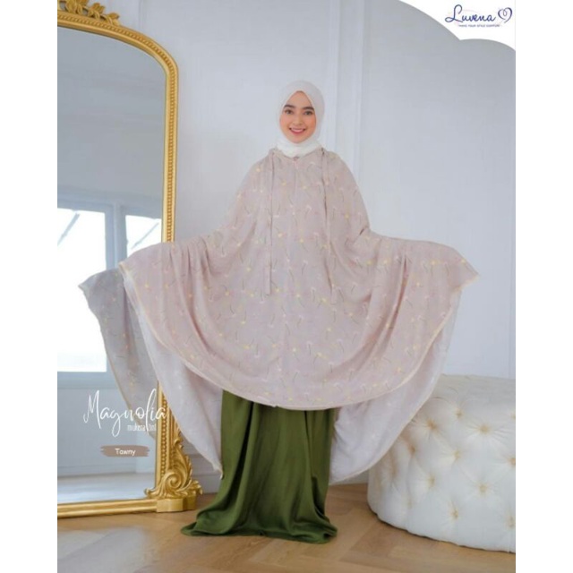 Magnolia by Luvena Mukena motif