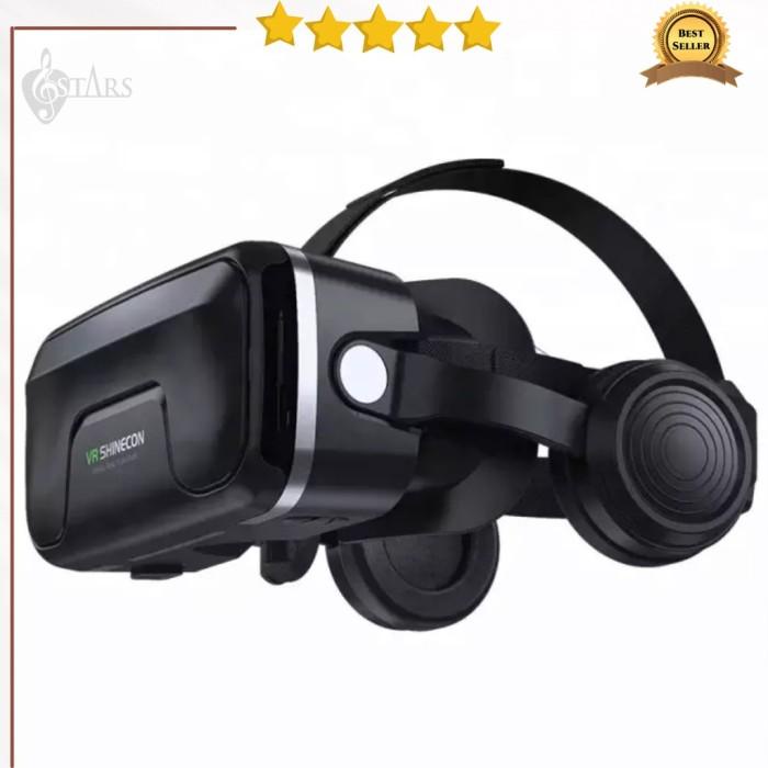 Vr Box Shinecon 10.0 Virtual Reality Glasses With Headphone Remote