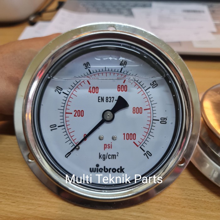 PRESSURE GAUGE PAYUNG STAINLESS KUNINGAN 4" INCH 70 KG/BAR 1000 PSI