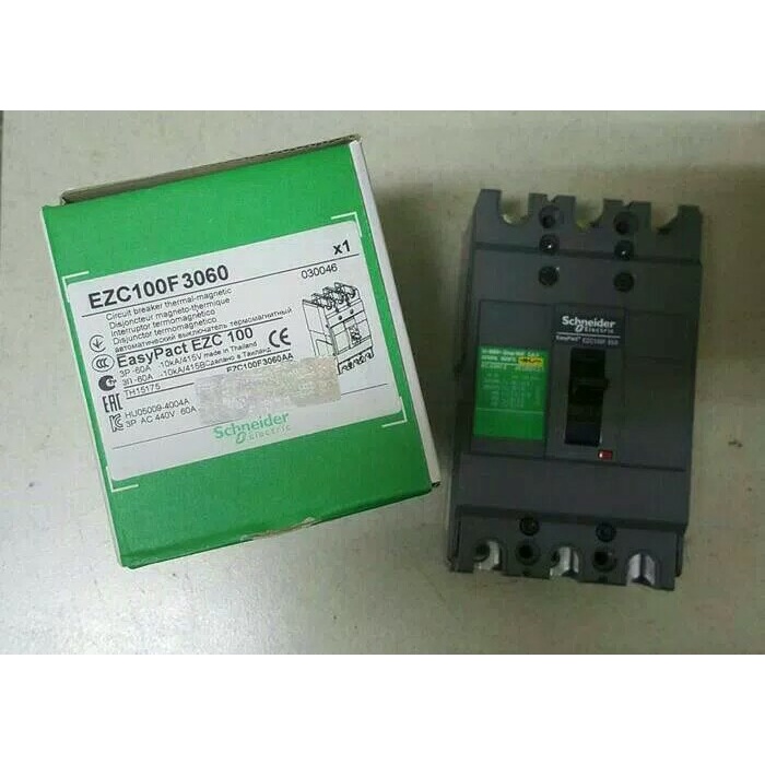 MCCB SCHNEIDER EZC100F 60A ORIGINAL