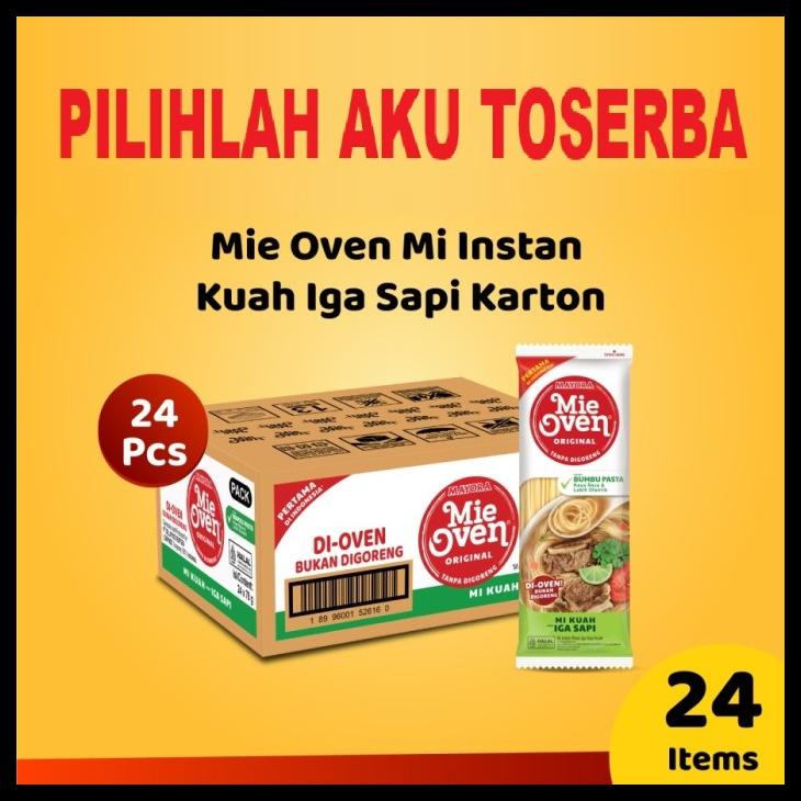 

MIE OVEN MAYORA MI INSTAN KUAH IGA SAPI - ( HARGA 1 DUS ISI 24 ) KODE 204