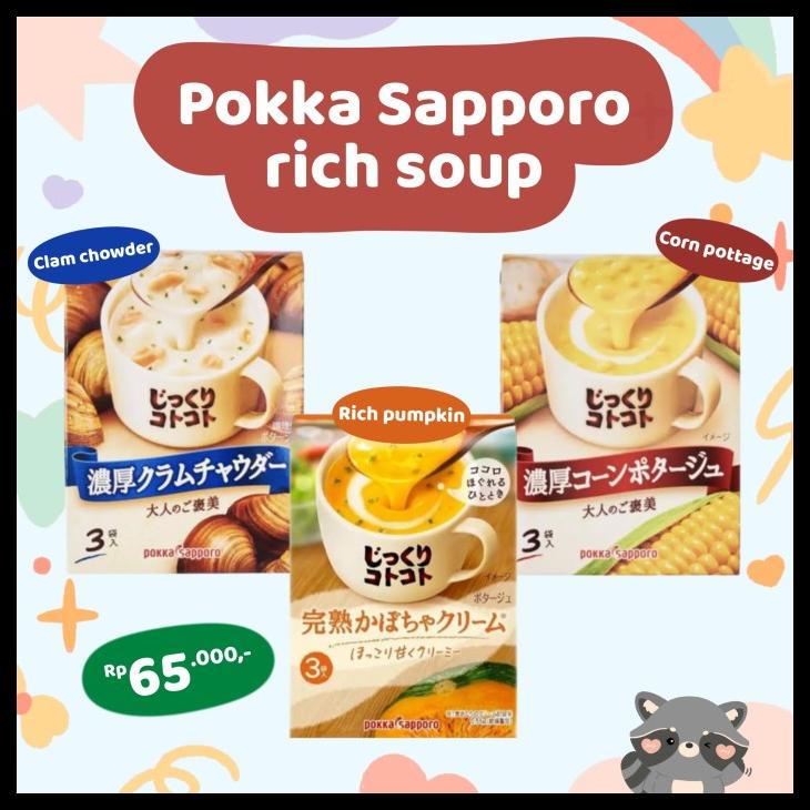 

POKKA SAPPORO RICH SOUP JAPAN KODE 414