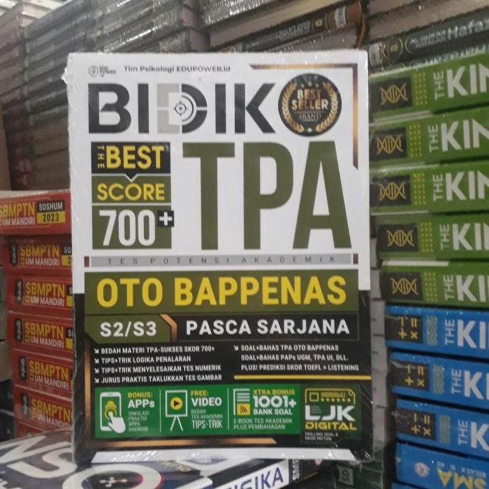 Terlaris Buku Tpa Bidik Score700+Tpa Oto Bappenas S2/S3 Pasca Sarjana 2022 202