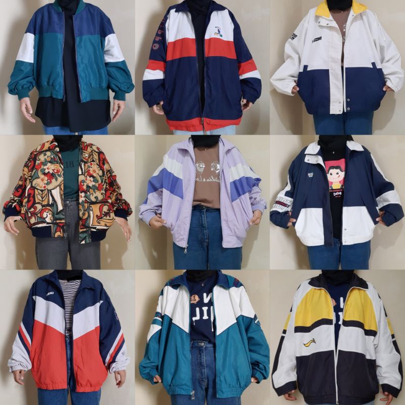 Jaket Colorblock dan Jaket Tartan Pria Wanita