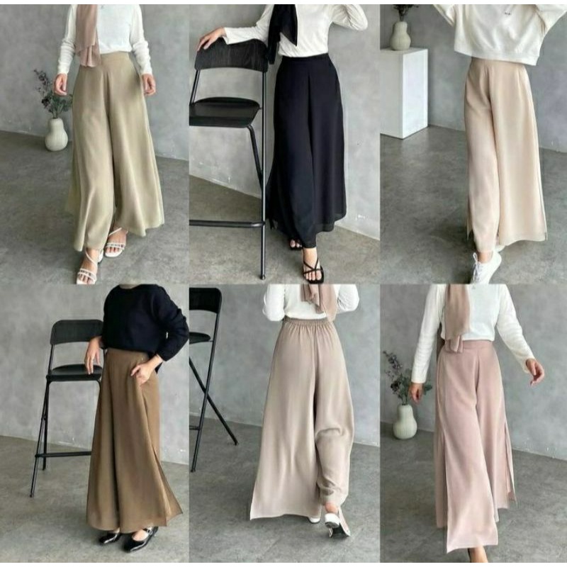 Oxa Pants Beige Mezzaluna Signature