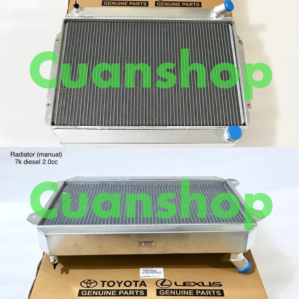RADIATOR ASSY TOYOTA KIJANG DIESEL 7K DIESEL 2.0 2000cc 2L MANUAL