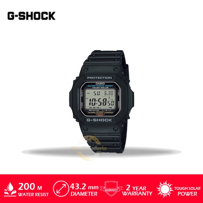 Promo Casio G-Shock G-5600Ue-1Dr/G-5600Ue-1Dr/G-5600Ue Original Murah Terbaru