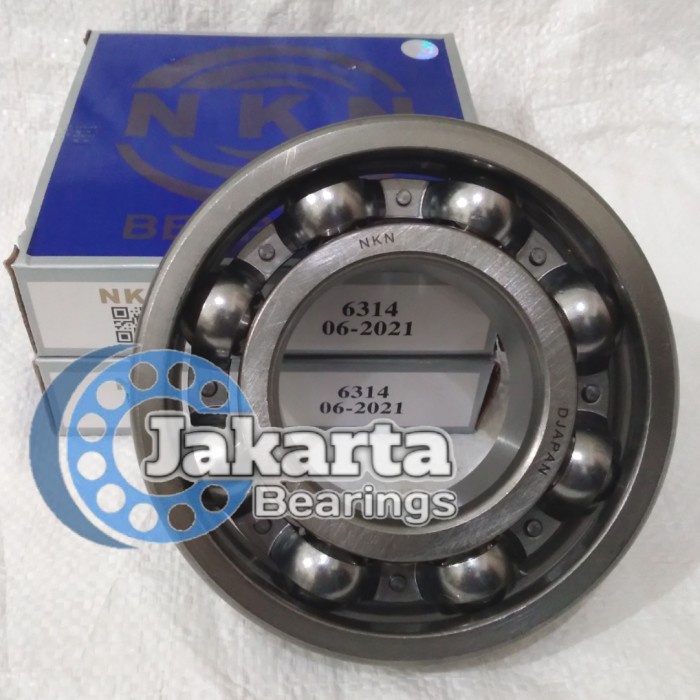 Terlaris Bearing 6314 Polos Merk Nkn