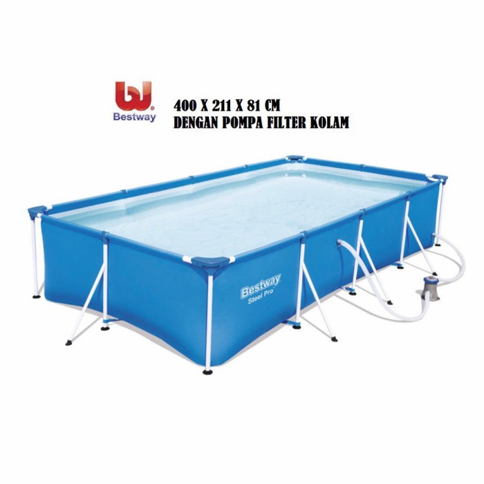 Terlaris Kolam Renang Anak Super Jumbo 4 Meter Bestway Kolam Portable