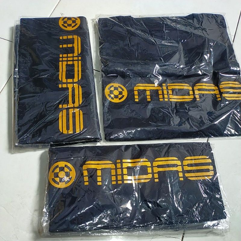 MIDAS , TERLARIS, ADA HARGA ADA KUALITAS (kualitas kaos dan sablon berani di adu )