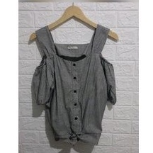 Ada Woman Crop Top Blouse Monochrome