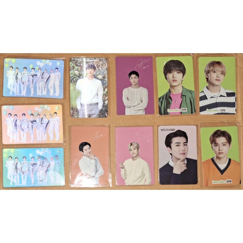 Photocard EXO nature republik sehun white lab NCT lemonilo