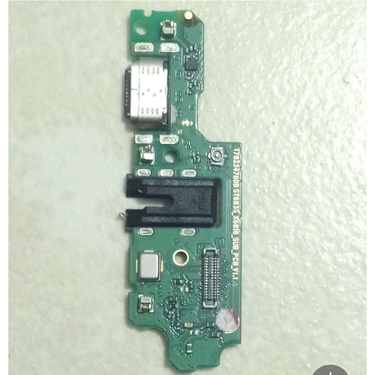 Pcb papan konektor cas hp Infinix hot 12 play Original ( charger con cas )