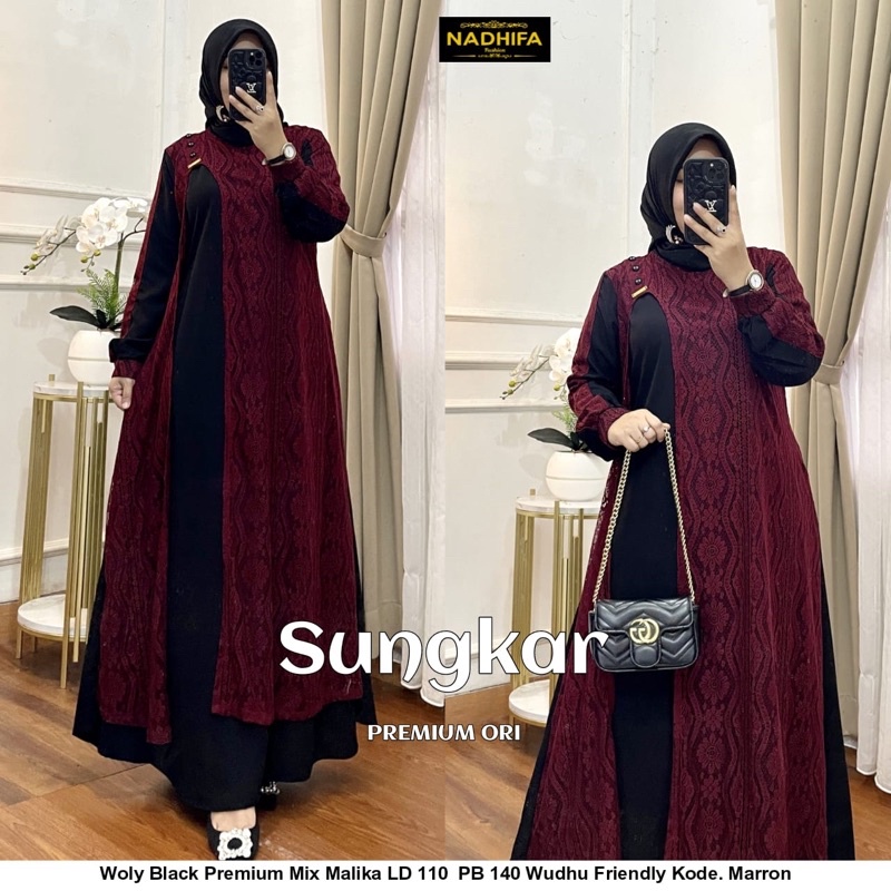 Sungkar dress / gamis lebaran BY NADHIFA