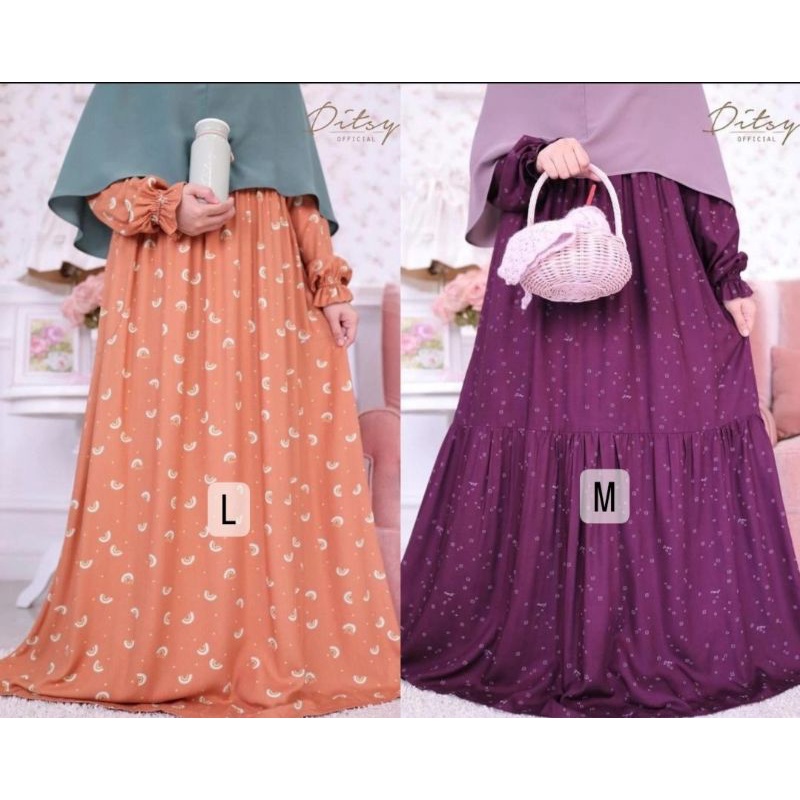 Ditsy Maret, Juni 2023 Anika Onyx, Verna Burgundy, Rainbow Rust, Rumi Black, Liezhel Khaki & Little 