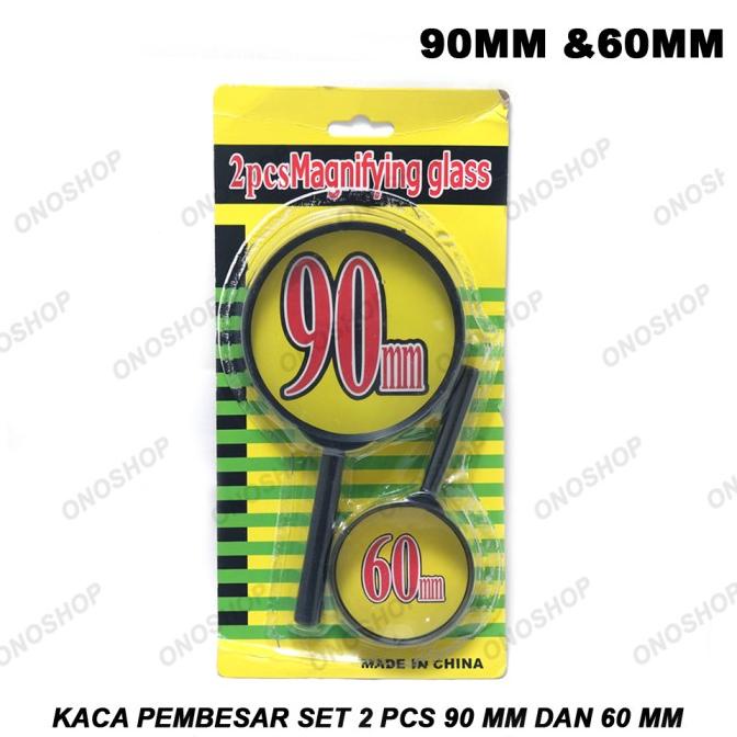 

Kaca Pembesar Set 2 Pcs 90 mm dan 60 mm last stok 54PR23