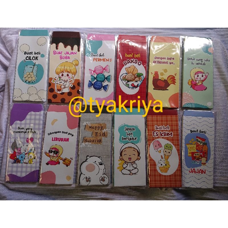 

amplop THR motif karakter Lucu