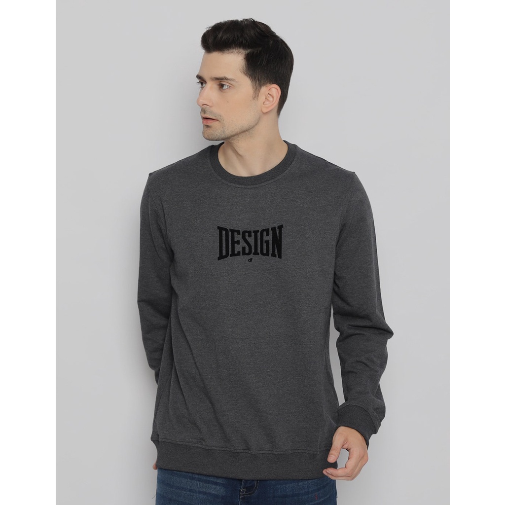 d&f Sweater Crewneck Abu "Design Df" Pria 116959517