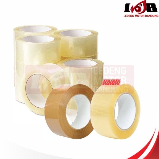 

Lakban 2 inci 90 yards Solasi Coklat Bening Selotip Lem Setara Daimaru limited stock 54PR23