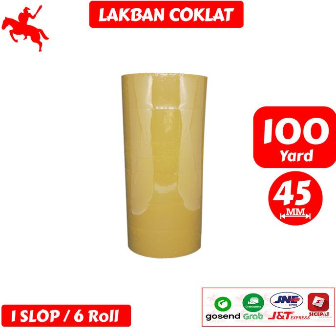 

SALE Lakban Coklat KSATRIA Tape 100 Yard (1 Slop)