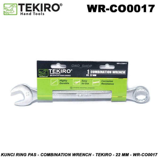 Kunci Ring Pas - Combination Wrench - Tekiro - 22 mm - WR-CO0017 perkakas 54PR23