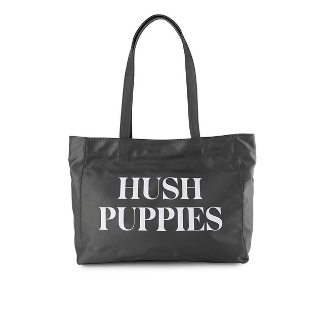 New Hush Puppies Tas Wanita Tote Bag Nylon L Grey Best Quality