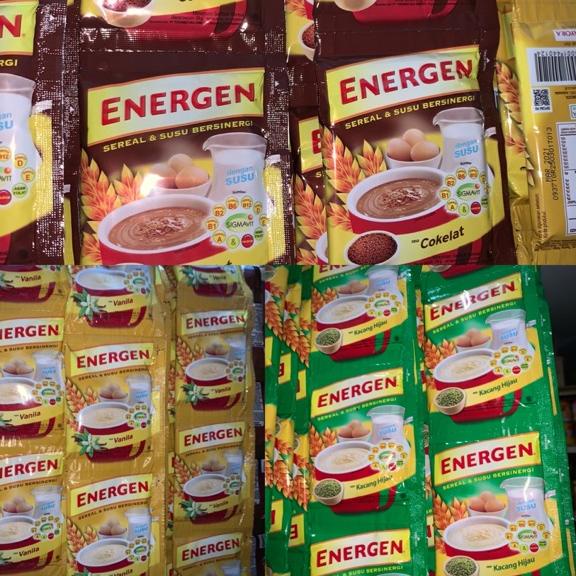 

Harga Kompetitif 5l5KzEnergen renceng 10 sachet x 30gr coklat vanila kacang ijo 30gram