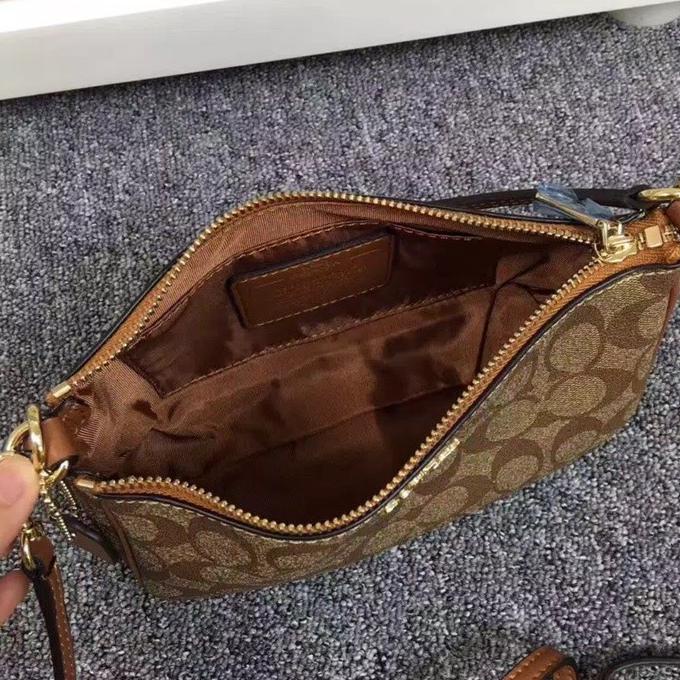 12.12 Sale Coach Top Handle Pouch In Signature 36674