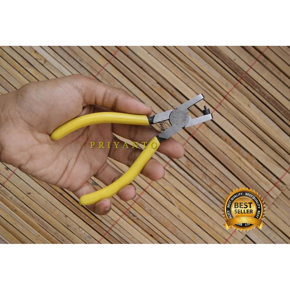 Terbaik Alat Pembolong Tali Jam Tangan Gesper Ikat pinggang Ukuran Kecil Model Bulat