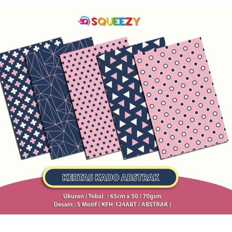 

KodeSs9S3 ShareNow Kertas Kado Abstrak (10lbr) 70 gram
