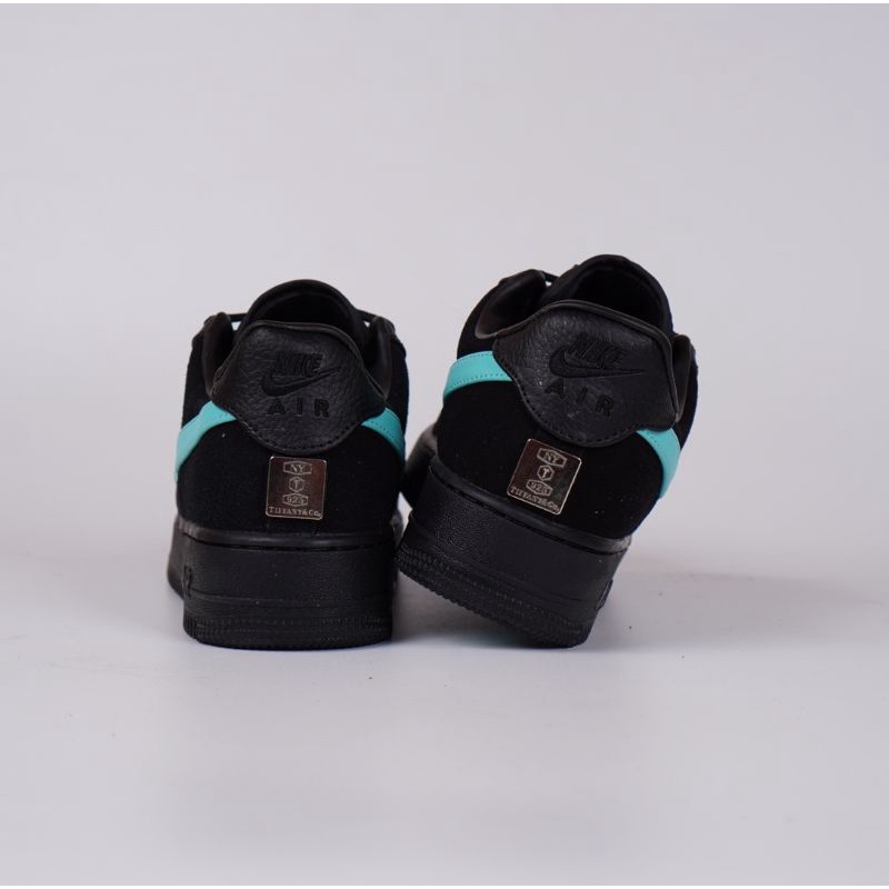 Sepatu Nike Air Force 1 X TIFFANY Black Blue