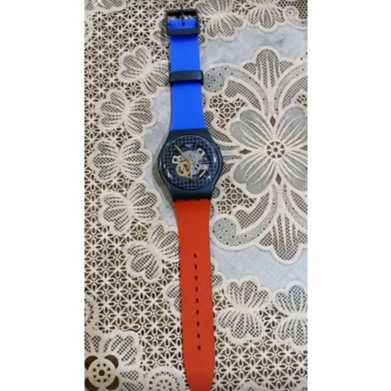 ( BAYAR DITEMPAT ) Tali Jam Swatch Silicone Original Irony