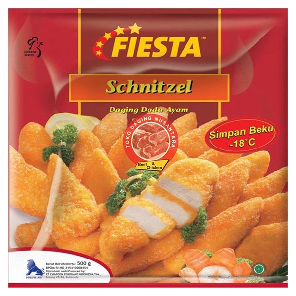 Promo Harga Fiesta Ayam Siap Masak Schnitzel 500 gr - Shopee