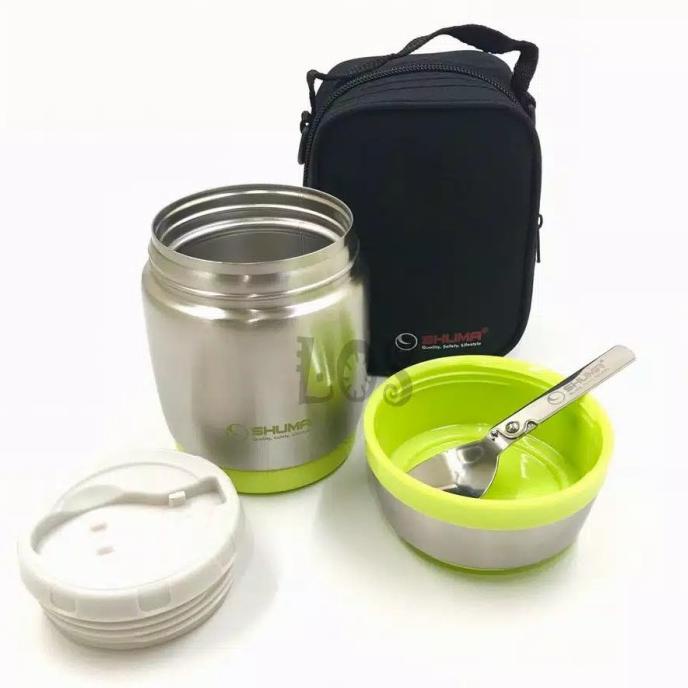 Shuma 350 Mili Penyimpan Makanan Panas Lunch Box Rantang Stainless