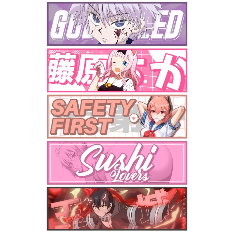 Stiker Slap Anime Random - APS Pack 1