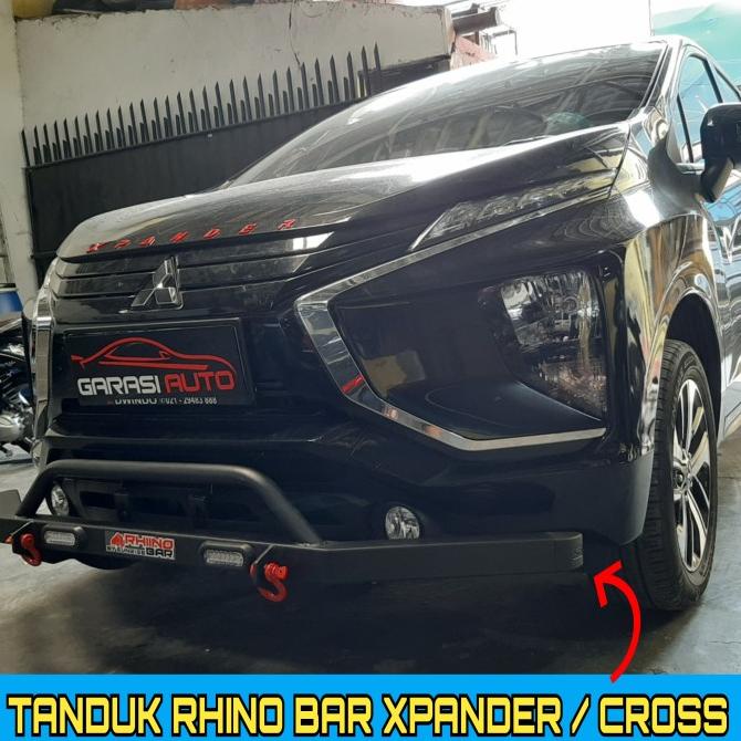 Paket Towing Bar Tanduk Bumper Xpander Depan Belakang Rhino Guard Besi