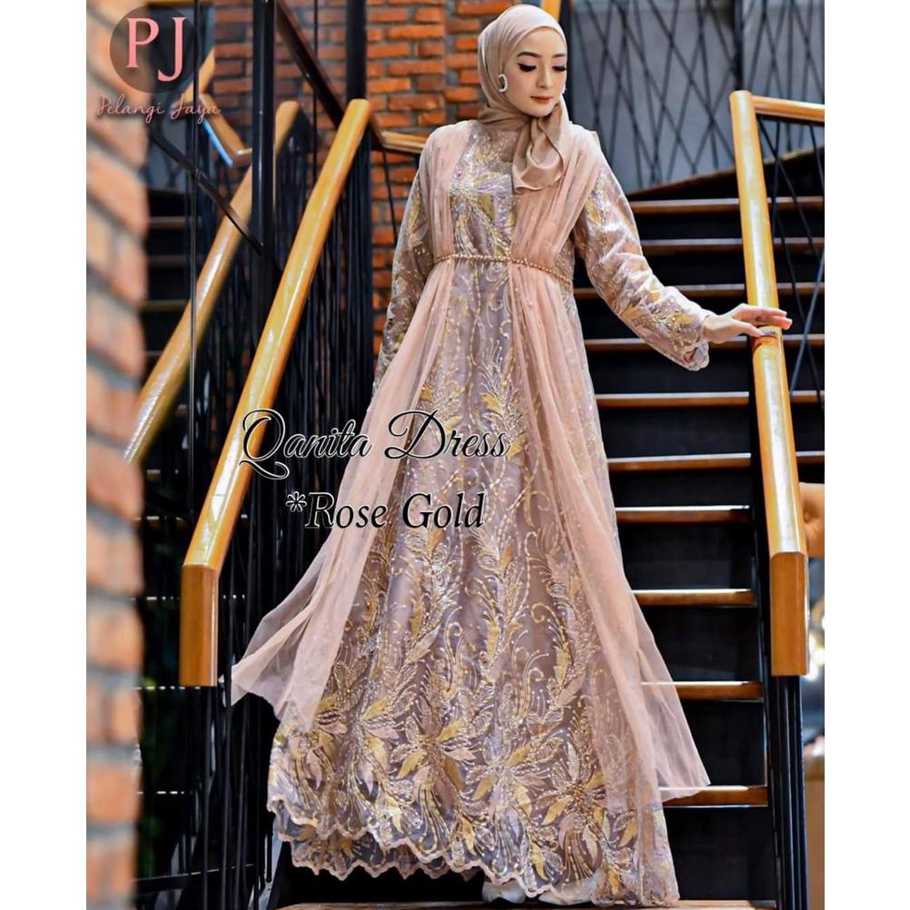 Gamis Tile Premium| Gamis Pesta| Gamis Tile| Gamis Brukat| Gamis Tutu| Dress Brukat| Dress Kondangan