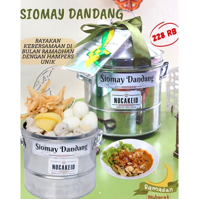 

Promo siomay dandang , hadiah ulang tahun, hampers , batagor bakso dandang