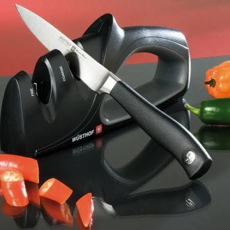 Terlaris Wusthof Knife Dual Stage Sharpener Knive 4347 Asahan Pisau
