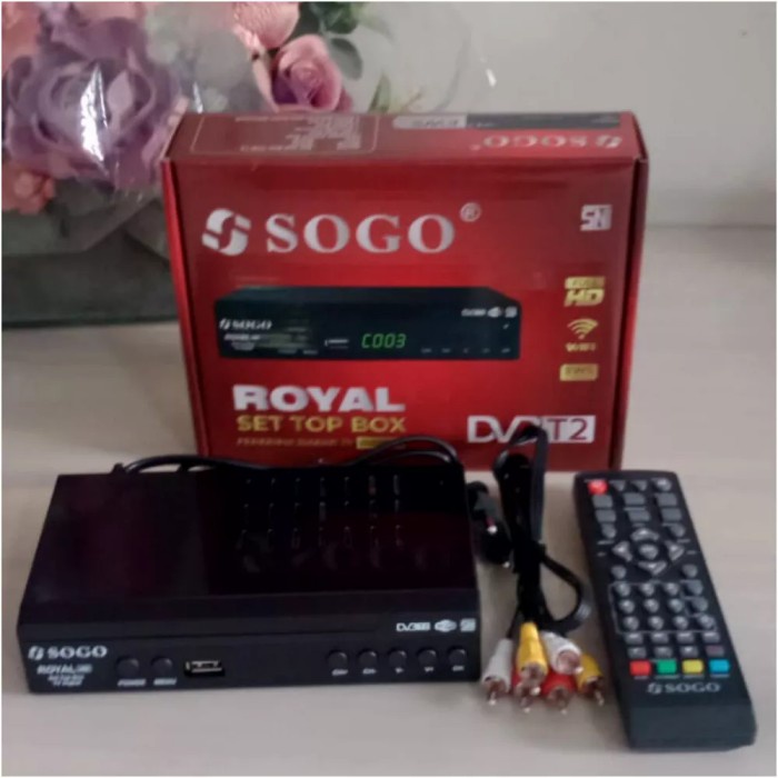 Terlaris Set Top Box Royal Sogo Penjernih Antena Digital Tv Tabung Tv Led Lcd T